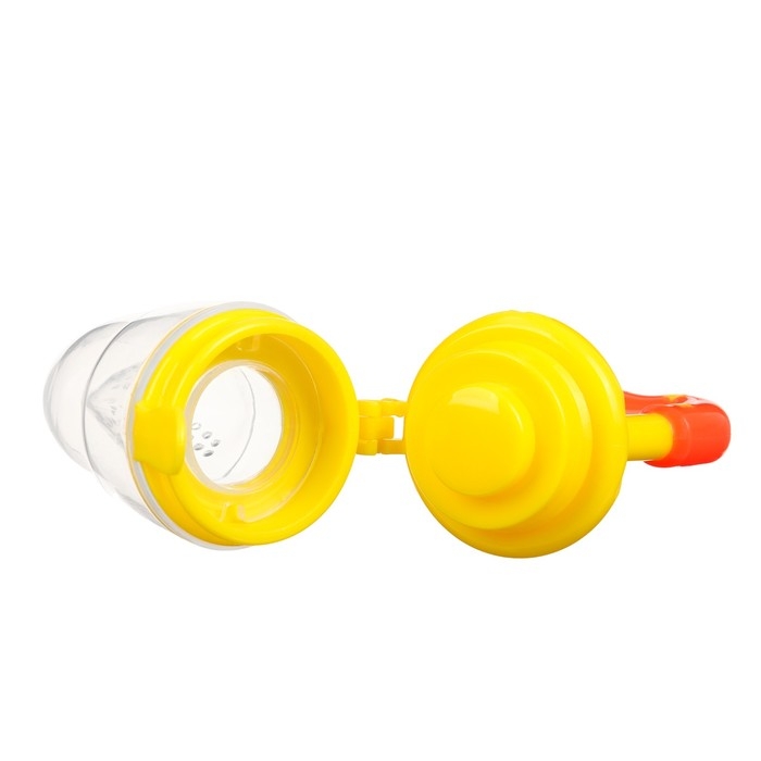 Ниблер для прикорма, с силиконовой сеточкой, цвет желтый Ниблер для прикорма, с силиконовой сеточкой, цвет желтый