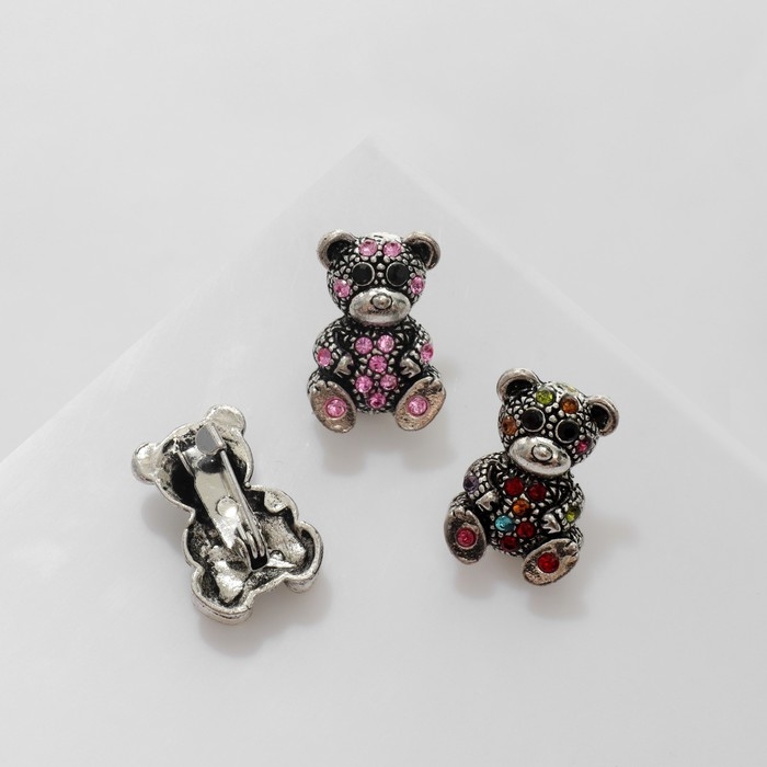 Брошь «Мишка» игрушечный, цвет МИКС (неделимая фасовка 12 шт., цена за шт.) Брошь «Мишка» игрушечный, цвет МИКС (неделимая фасовка 12 шт., цена за шт.)