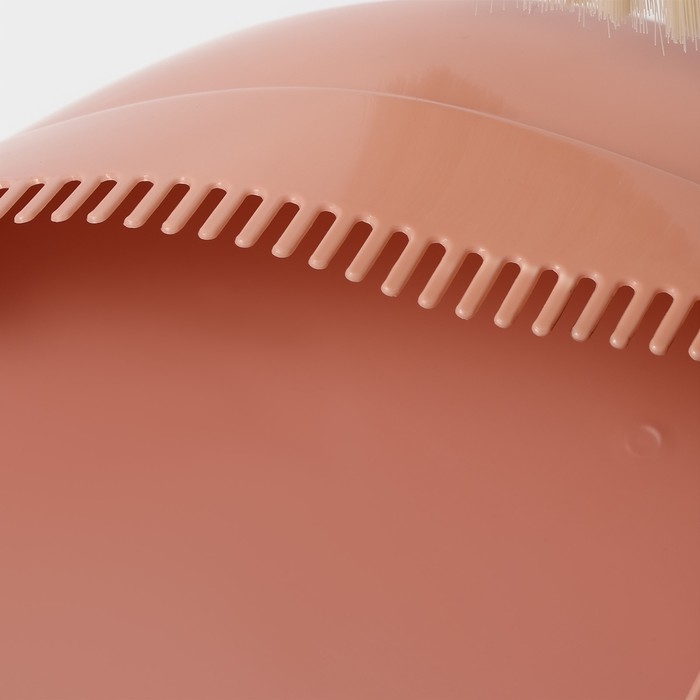 Щётка для пола Доляна: щётка 23×88 см, совок 26×26×73 см, цвет бежевый Щётка для пола Доляна: щётка 23×88 см, совок 26×26×73 см, цвет бежевый