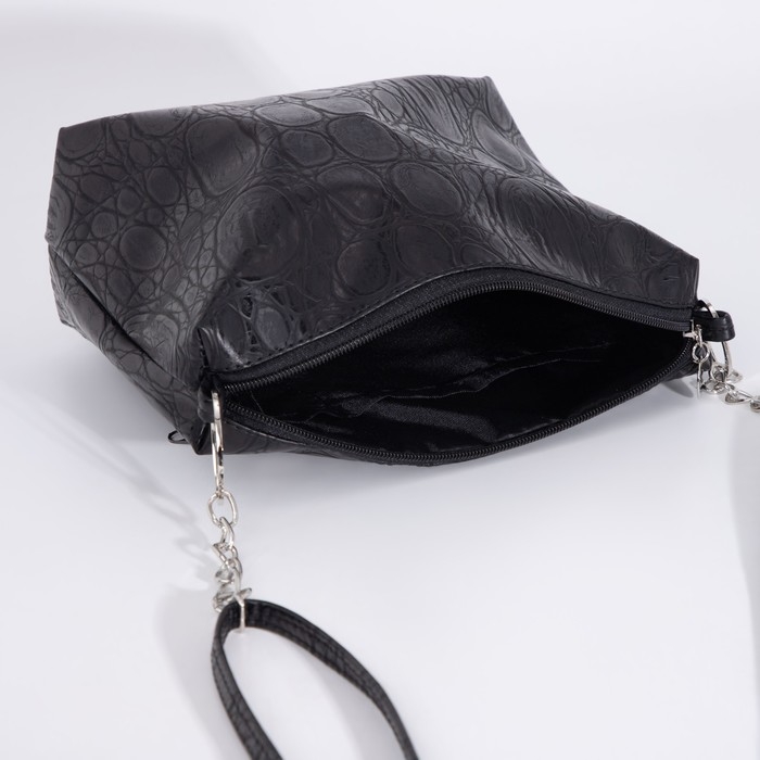 Сумка кросс-боди на молнии, цвет чёрный Сумка кросс-боди на молнии, цвет чёрный