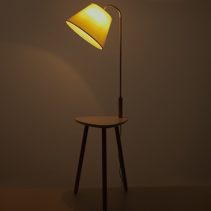 Торшер 16441/1 Е27 40Вт белый 28х28х140 см