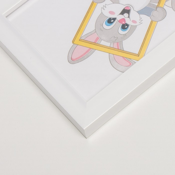 Фоторамка пластик Фоторамка пластик "Формат" 10х15 см, белый