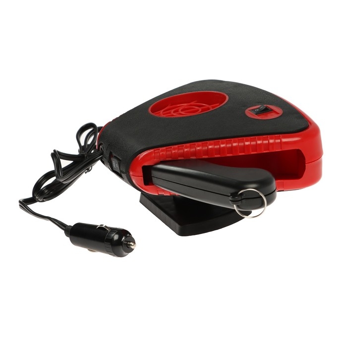 Тепловентилятор в автомобиль, 12 В, 150 Вт, подсветка, выносная ручка, провод 1,3 м Тепловентилятор в автомобиль, 12 В, 150 Вт, подсветка, выносная ручка, провод 1,3 м