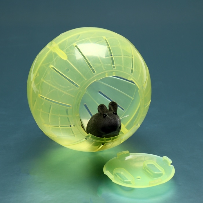 Шар для грызунов Шар для грызунов "Пижон", 12 см, жёлтый