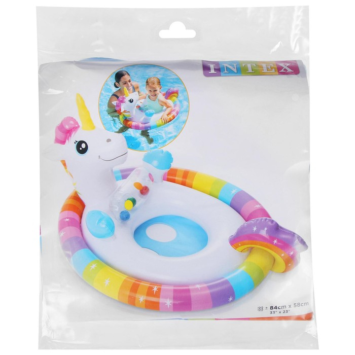 Круг для плавания «Зверюшки», с сиденьем, от 3-4 лет, цвет МИКС, 59570NP INTEX