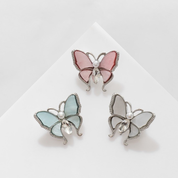 Брошь «Бабочка» эстетичная, цвет МИКС (неделимая фас. 12шт, цена за шт) Брошь «Бабочка» эстетичная, цвет МИКС (неделимая фас. 12шт, цена за шт)