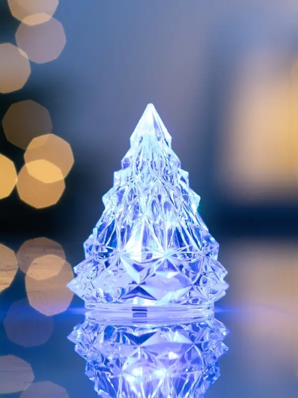 Световая фигура "Елочка", 6.5x5 см, 1 LED, AG41x3, RGB