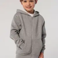Толстовка детская Stone Kids серый меланж, на рост 118-128 см (8 лет)