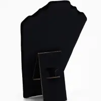 Бюст для украшений QF, 15&times;6&times;23 см, h=23 см, чёрный