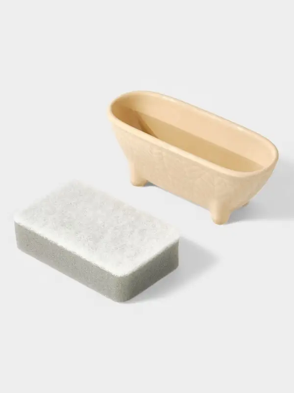 Подставка для губки Magistro Crotone, бежевая