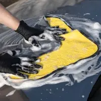 23 Салфетка микрофибра для уборки высокой плотности AVS MF-0221 (42х40см)(1шт)