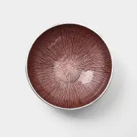 Блюдо, 24&times;24&times;7.3 см, алюминий, бордовое