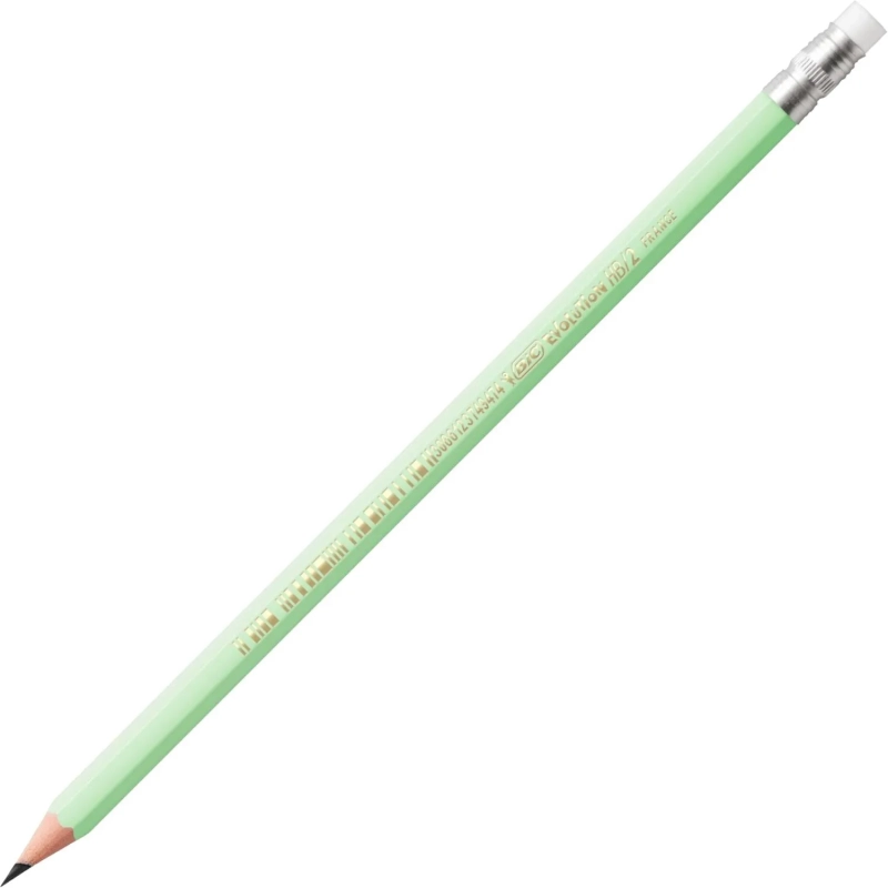 Карандаш Ч/Г BIC Evolution Pastel с ластиком, в асс,518306