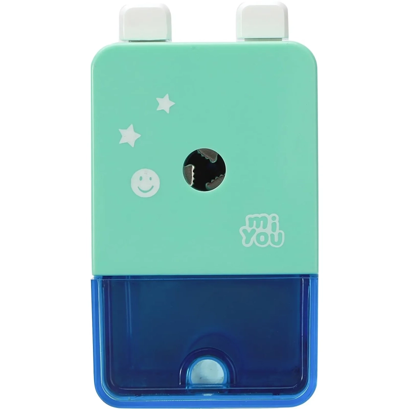 Точилка механическая Deli E0739 MiYou, 1 отв.,пластик,без струбцины ассорти