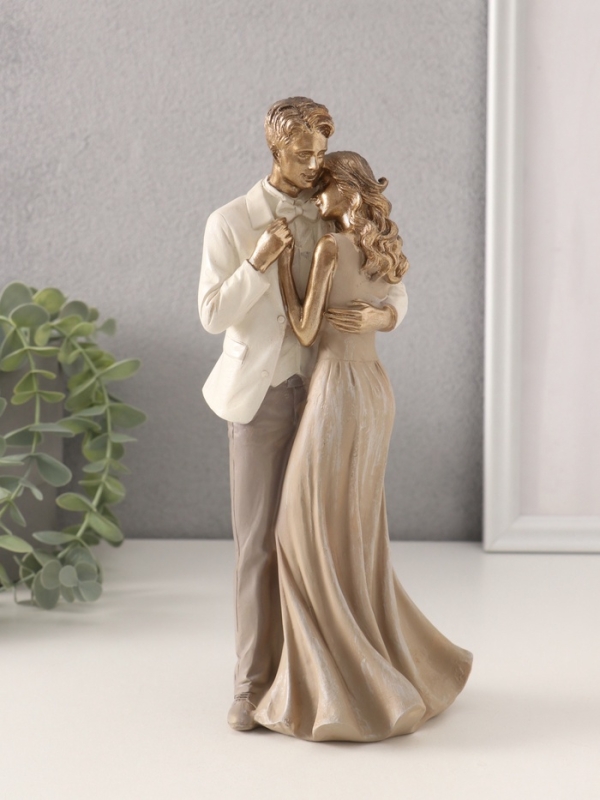 Сувенир полистоун  Сувенир полистоун "Красивая пара" 11,5х7,5х24 см