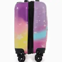 Чемодан дет Единорог 18", 35*22*27 см, отдна молнии, код.замок, 4 колеса,