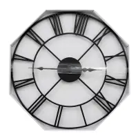 Часы настенные, серия: Лофт, плавный ход, d=45 см, чёрные