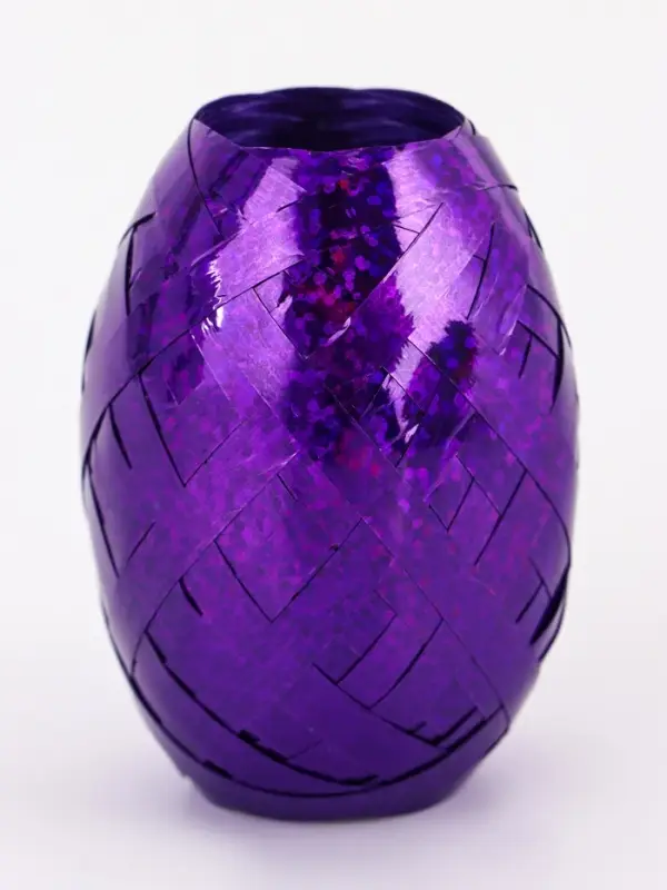 Лента упаковочная голографическая, для воздушных шаров и подарков, ассорти, набор 6 шт., 0.5 см &times; 10 м