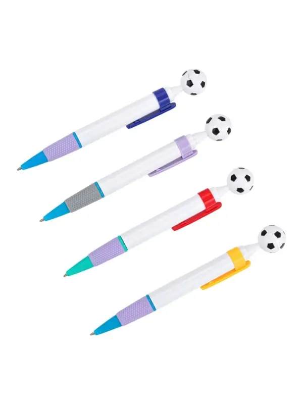 Ручка-прикол Calligrata &laquo;Футбольный мяч&raquo;, шариковая, МИКС