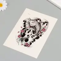 Переводная тату на тело цветная &laquo;Сом&raquo;, 26.1&times;14.6 см