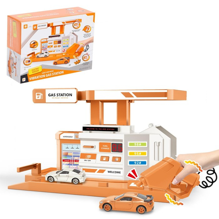 Парковка «Заправочная станция», с дисплеем, свет и звук Парковка «Заправочная станция», с дисплеем, свет и звук