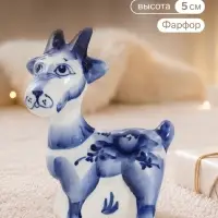 Фигурка фарфоровая &laquo;Коза Ляля&raquo;, 9&times;7&times;5 см