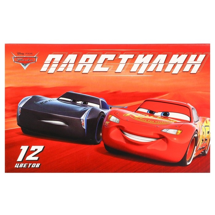 Пластилин 12 цветов 180 г «Чемпион», Тачки Пластилин 12 цветов 180 г «Чемпион», Тачки