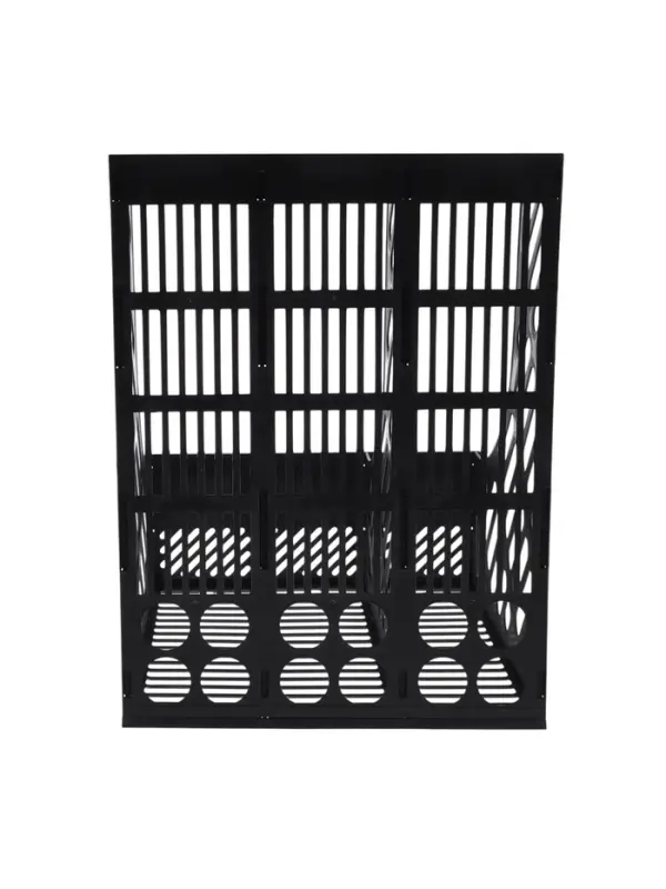 Лоток вертикальный, 3-х секционный, разборный, чёрный