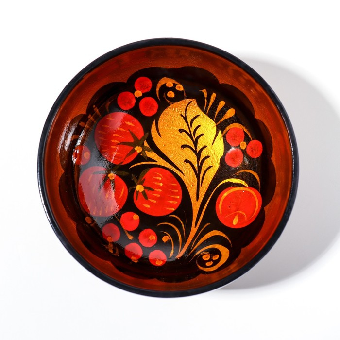 Розетка, 10×4 см, хохлома Розетка, 10×4 см, хохлома