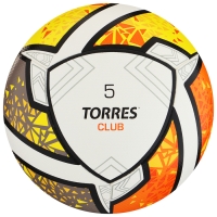 Футбольный мяч TORRES Club, F323965, гибридная сшивка, 10 панелей, р. 5, PU