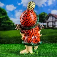Садовая фигура из полистоуна &laquo;Девочка-клубничка&raquo;, 55&times;25&times;30 см