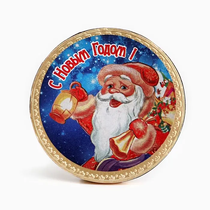 Шоколадная медаль «С Новым Годом», 25 г Шоколадная медаль «С Новым Годом», 25 г