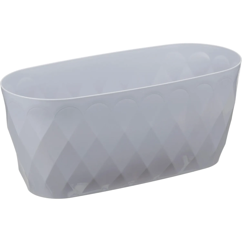 Горшок д/цветов Laurel 354х152х150мм,5л с дренажной вставк(сер),221611135