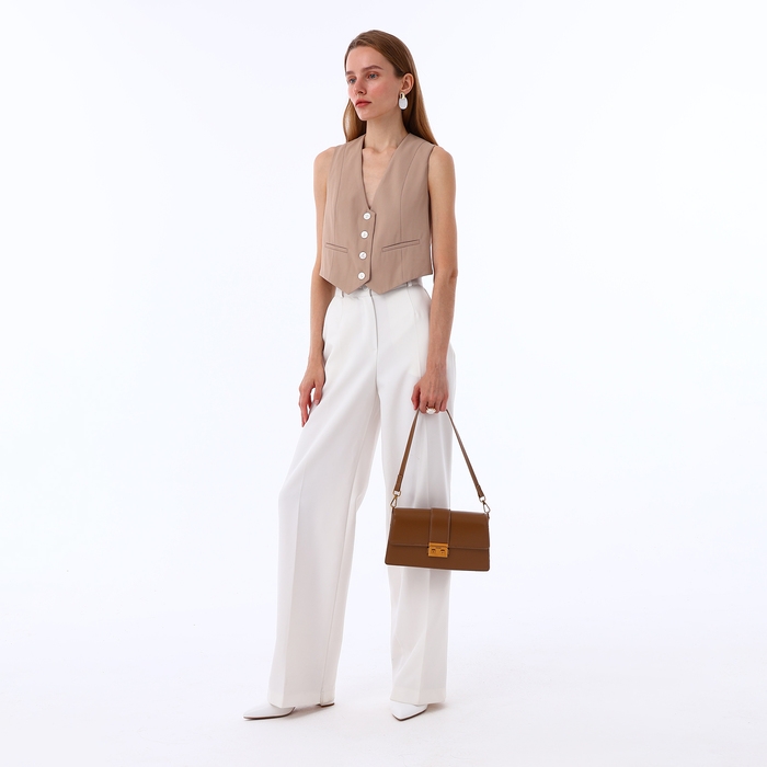 Сумка женская TEXTURA, средний размер, цвет светло-коричневый Сумка женская TEXTURA, средний размер, цвет светло-коричневый