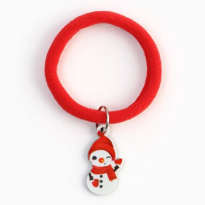 Резинка для волос новогодняя «Самой волшебной», диам 4 см Резинка для волос новогодняя «Самой волшебной», диам 4 см