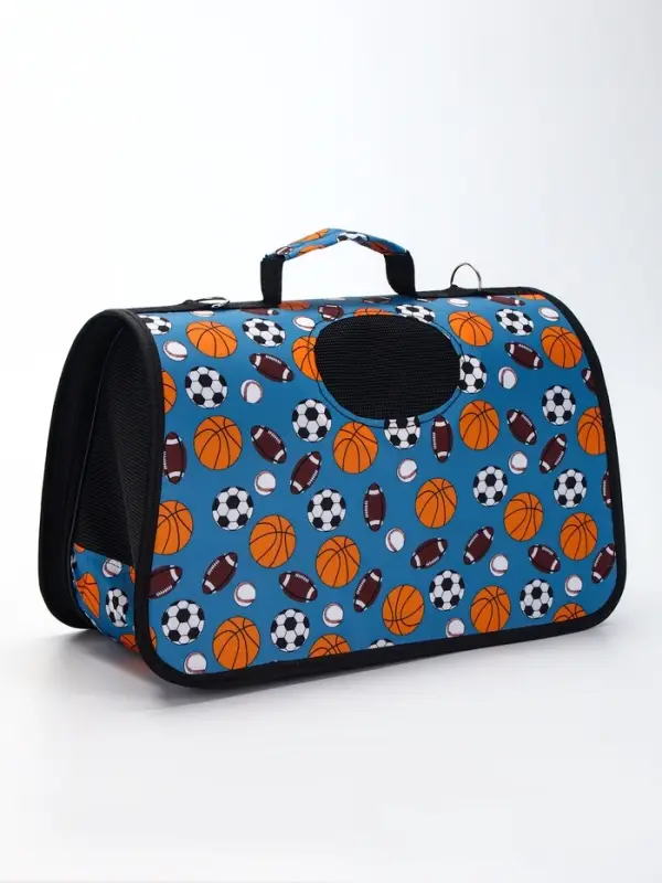 Сумка - переноска для животных &laquo;Спорт&raquo;, размер M, 40&times;21&times;27 см, голубая