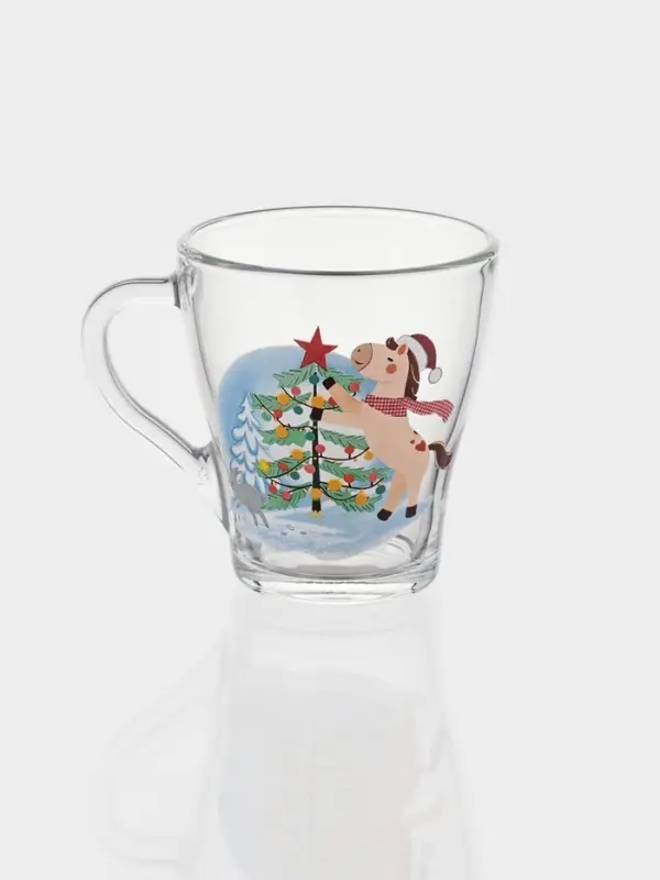 Кружка "Грация" "Лошадка – новый год " 250 мл