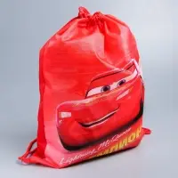 Мешок для обуви 420 х 350 мм, Тачки (мягкий полиэстер, плотность 210D)