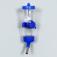 Поилка для грызунов, 125 мл, 12.5&times;4.5 см, синяя