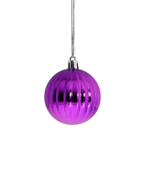 Ёлочные игрушки &laquo;Джина&raquo;, шары новогодние, d=6 см, набор 8 шт., МИКС