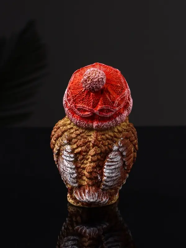 Фигура "Сова в шапочке" 11х6х7 см