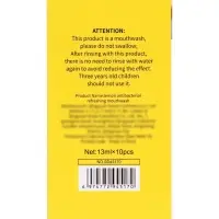 Ополаскиватель для полости рта антибактериальный SADOER, лимон, 10 шт. по 13 мл