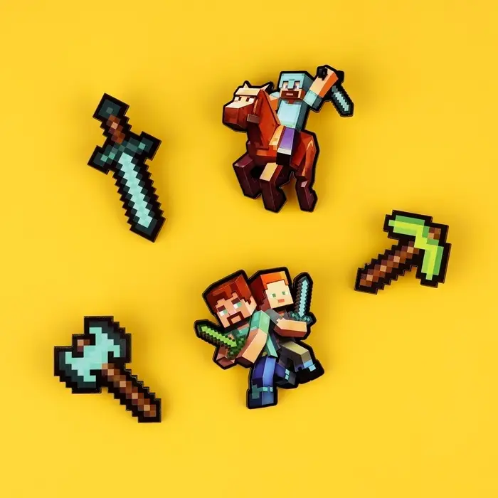 Набор значков Набор значков "Майнкрафт" 5 шт