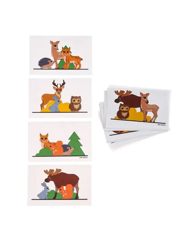 Головоломка Лесная мастерская &laquo;Повтори по образцу. Лес&raquo;