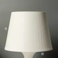 Лампа настольная RISALUX 1340001, E14, 15 Вт, белая, 19.5&times;28 см