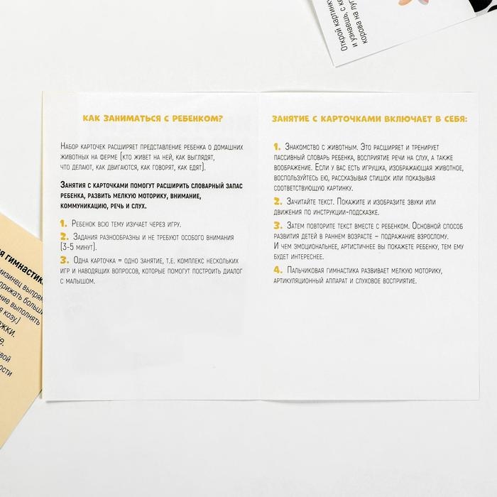 Обучающие карточки «Запуск речи. Что происходит на ферме?» с открывающимися окнами Обучающие карточки «Запуск речи. Что происходит на ферме?» с открывающимися окнами