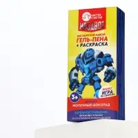 Подарочный набор детский MEGABOT, гель-пена 250 мл, раскраска А5, Чистое счастье