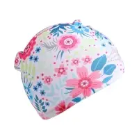 Шапочка для плавания детская ONLYTOP Swim &laquo;Цветочный мир&raquo;, тканевая, обхват 46-52 см