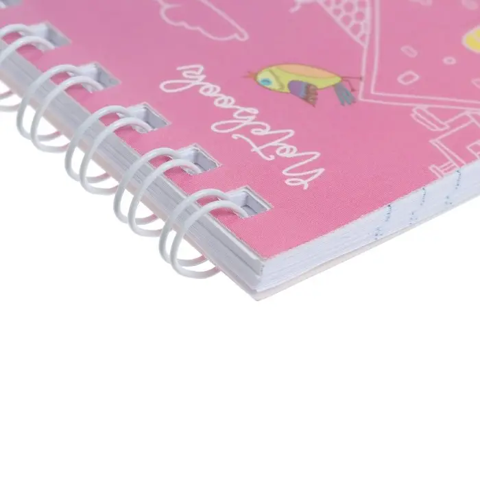 Блокнот А7, 40 листов на гребне "Кошарики", обложка мелованный картон, блок 65 г/м2, МИКС