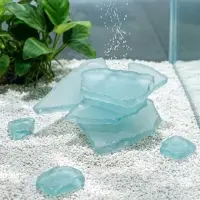 Декоративные камни для аквариума, 500 г, стекло